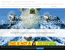 Tablet Screenshot of culturabiosustentable.com